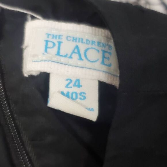 The Children's Place 24 months Girls Black/White Dress - Picture 6 of 6